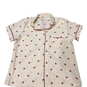 Cherry Print Pajama top